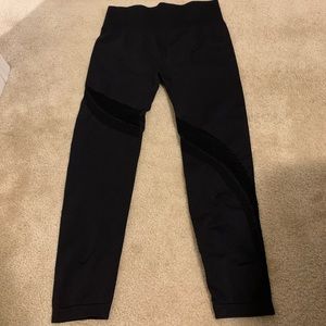 Zyia Black Angle Performance High Rise leggings.